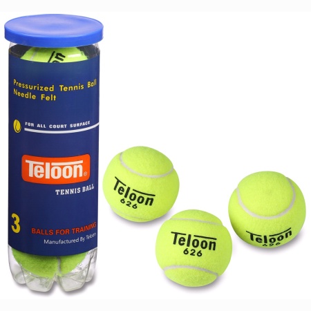 Купить Мяч для большого тенниса Teloon 626Т Р3  (3 шт) в Далматове 