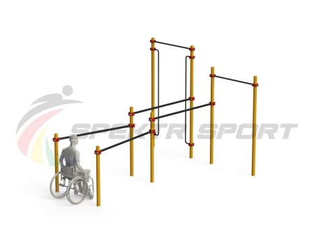 Купить Спортивный комплекс для инвалидов-колясочников WRK-D19_76mm в Далматове 