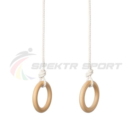 Купить Кольца гимнастические деревянные (фанера 18 мм, покрытие: эмаль, лак или пропитка) в Далматове 