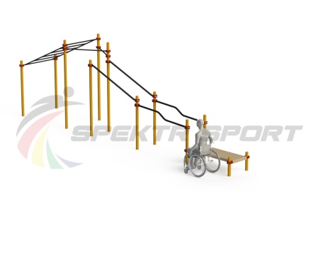 Купить Спортивный комплекс для инвалидов-колясочников WRK-D22_76mm в Далматове 