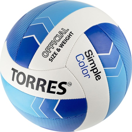 Купить Мяч волейбольный Torres Simple Color любительский р.5 в Далматове 